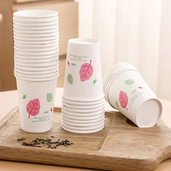 

10pcs Disposable Paper Cup Creative Cute Wedding Party Home Decoration Tableware Coffee Mug household Kitchen gadgets tools