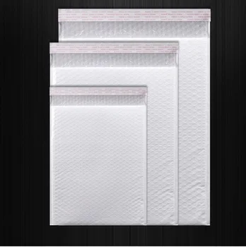 

50pcs 16Sizes Gift Packaging Shipping Envelope With Bubble Padded Waterproof White Pearl Film Bubble Envelope Mailing Bags