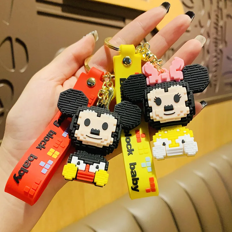 Key Accessories Building Block Key Chain Keychains Dolls