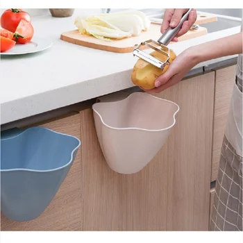 

Kitchen Accessories Hanging Type Trash Can Kitchen Gadget Household Plastic Storage Box Trash Debris Box Kitchen Supplies Tools
