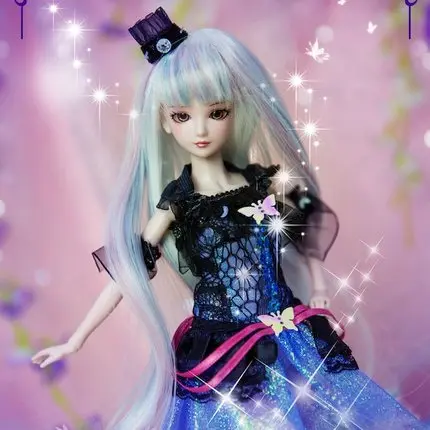 new arrival 11'' BJD Doll 14 jointed dolls  Princess Hair + Makeup + Cloth +shoes