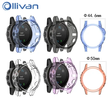 

Soft Crystal TPU Case For Garmin fenix 5 5X Smart Watch Cover Protection Silicone Casing For Garmin Fenix 5 /5 plus Accessories