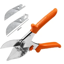 3 шт. лезвие мульти угол обрезки резец Mitre сайдинг провода воздуховод резак ПВХ PE пластиковые трубы шланг ножничный транкинг 45-135 ° ножницы