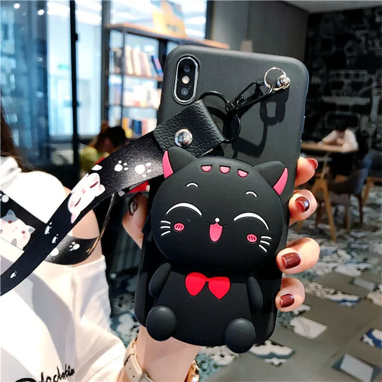 

cartoon Mickey coin purse stitch For Samsung Note 8 9 10 Plus A8S A20 A40 A50 A60 A70 A10 M20 M30 A20E A10E A80 Phone case cover