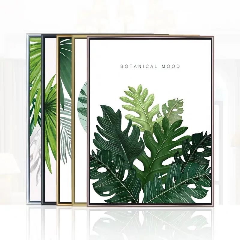 DIY Oil Painting Picture Frame Metal Poster Frame Classic Aluminum