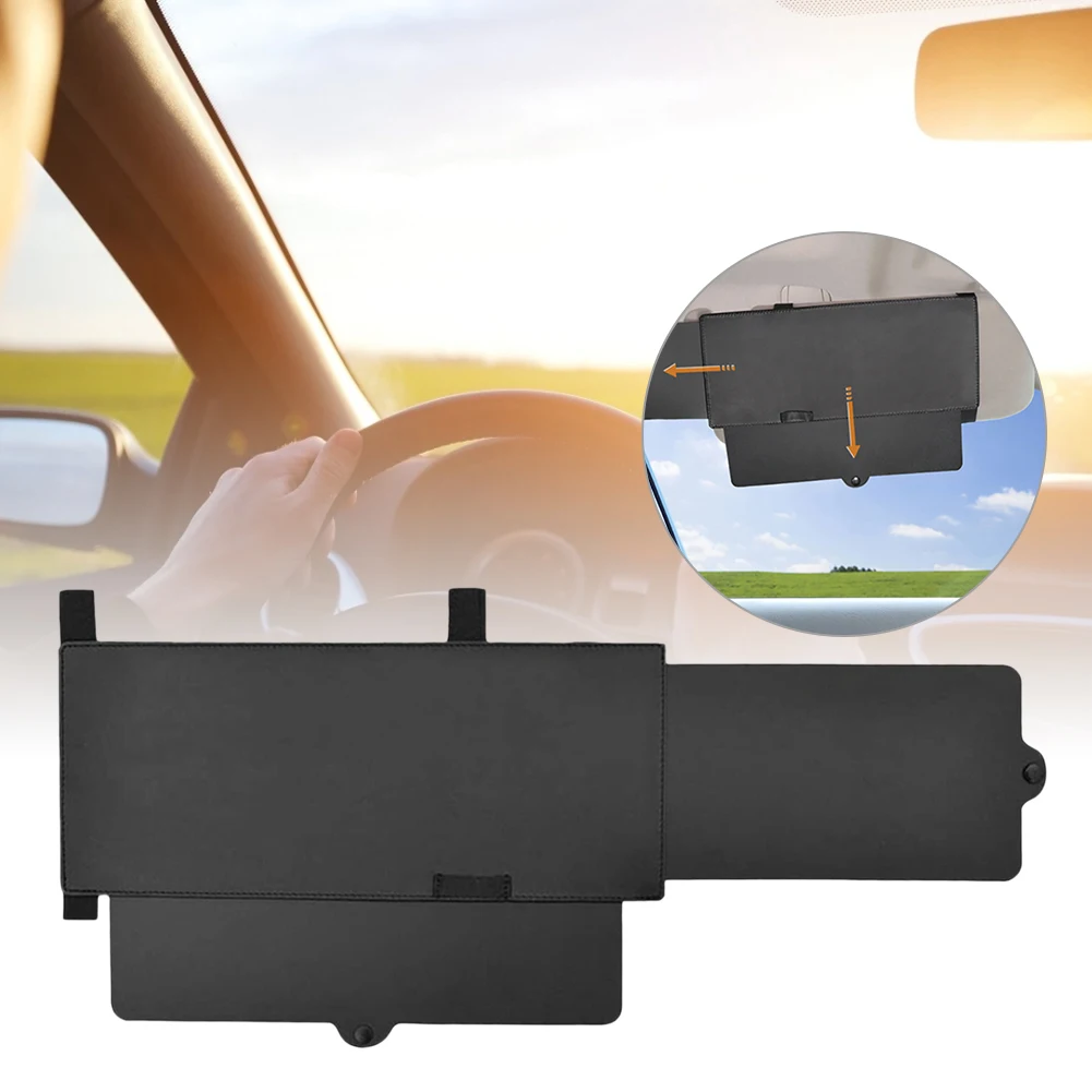 Car Sun Blocker Anti-glare Window Sunshade Car Sun Visor Extender UV Rays Blocker Universal For Cars Sun Visor Auto Accessories carbon fiber steering wheel