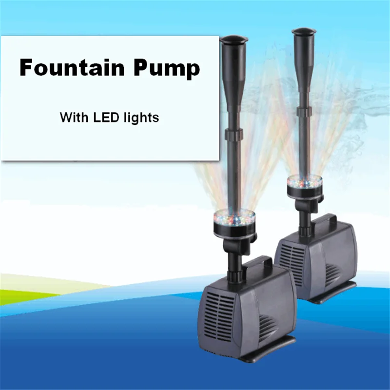 Led 3800fp 5800fp Hongyi Kolam Ikan Air Mancur Pump Kolam Koi Air Mancur Pemandangan Pompa Kolam Pompa Sirkulasi Pompa Air Aliexpress