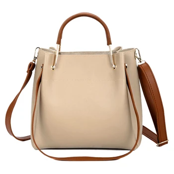 

Large Women Handbags Famous Brands Leather Female Shoulder Bucket Bag Casual Big Tote Bag Vintage Ladies Crossbody Bags Sac