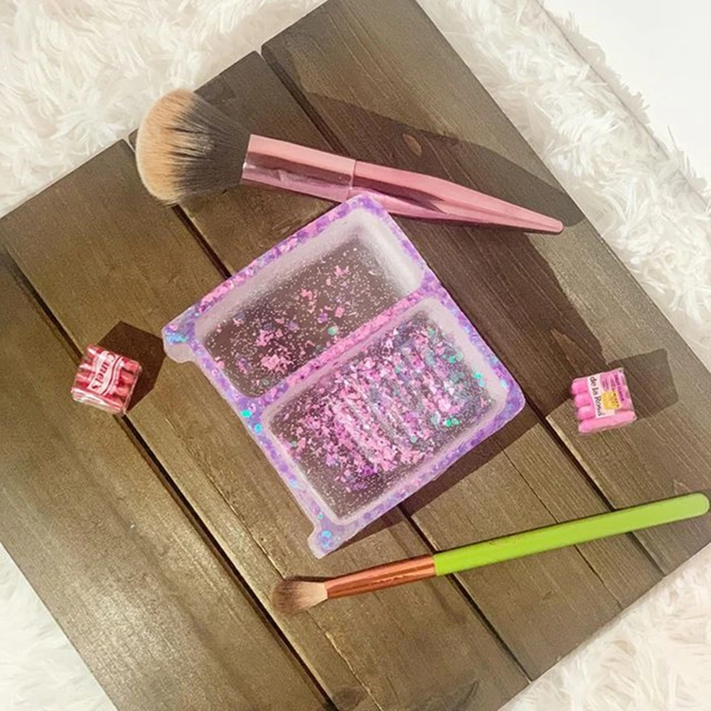 DIY Resin Mini Brush Cleaner Mould lavaderitos limpia Brochas Silicone