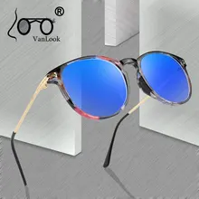 Женские очки для компьютера, круглые прозрачные очки для мужчин, оправа для очков Oculos De Grau, Модные прозрачные линзы, анти синий луч