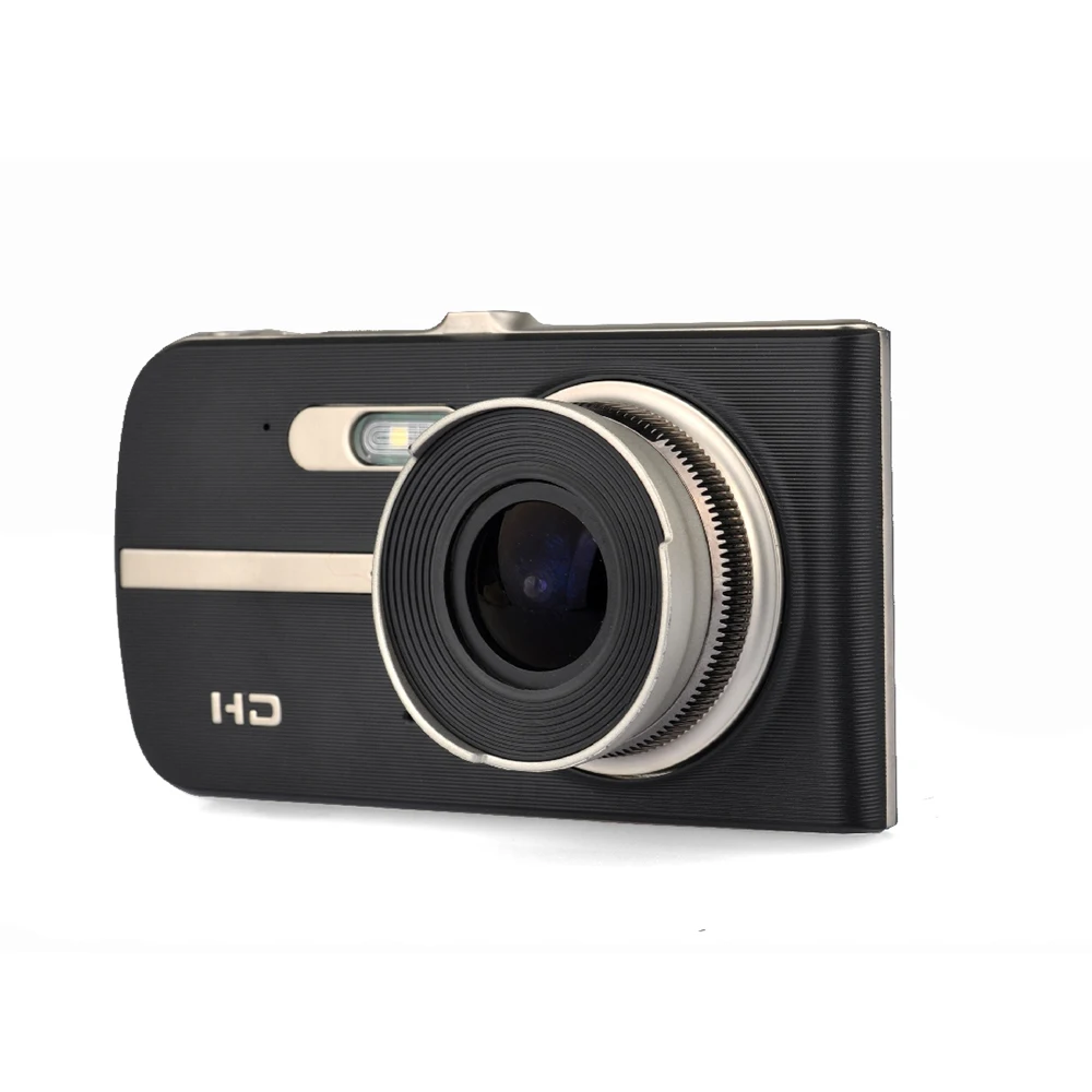 Авто 4 дюймовый Dash Cam Видеорегистраторы для автомобилей Высокое разрешение 1080P тахограф Камера Регистраторы двойной Камера s реверсивного изображения «Все-в-одном» Камера