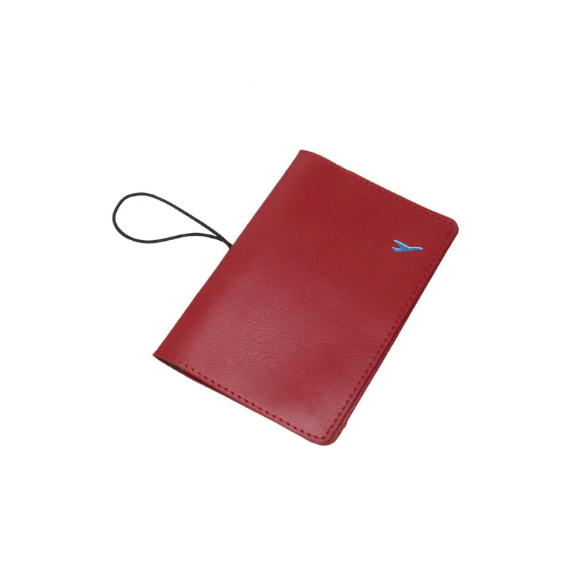 Модная дорожная кожаная обложка для паспорта, водонепроницаемая обложка для паспорта, чехол для паспорта, высокое качество, пакет для паспорта - Цвет: Red