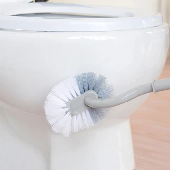 

Cleaning Brush Handle Toilet Brush Head Holder Stainless Steel Toilet Brushes Kitchen Bathroom Cleaning Tool