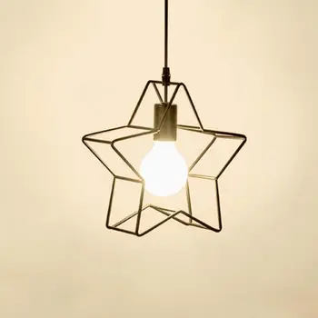 

Creative Star Shape Wall Light Pendant Lamp Ceiling Lamp Hair Salon Front Desk Nail Solon Restaurant Household Decoration