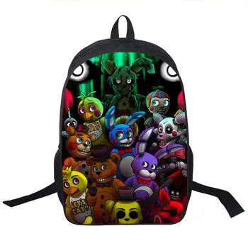 

Five Nights at Freddy's rucksack Students School Bags Cool Surprise gift Freddy rucksack beautiful 16 Inch big space Backpack