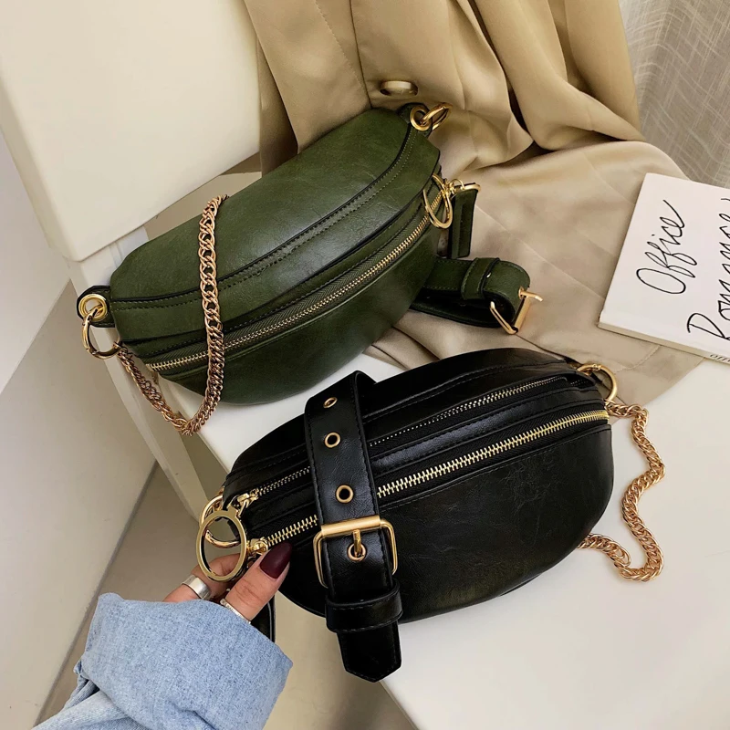 Поясная сумка женская сумка из искусственной кожи Модная поясная сумка женская сумка для телефона повседневная черная нагрудная сумка для девочек рюкзак на плечо B135 4