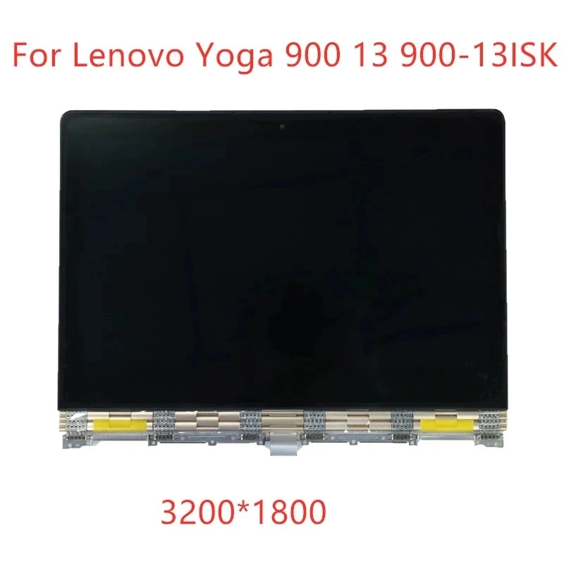 

13-дюймовый Оригинальный ЖК-дисплей в сборе, Замена для Lenovo Yoga 900 13 900-13ISK 13,3 "3K ЖК-дисплей, светодиодный сенсорный экран в сборе 3200*1800