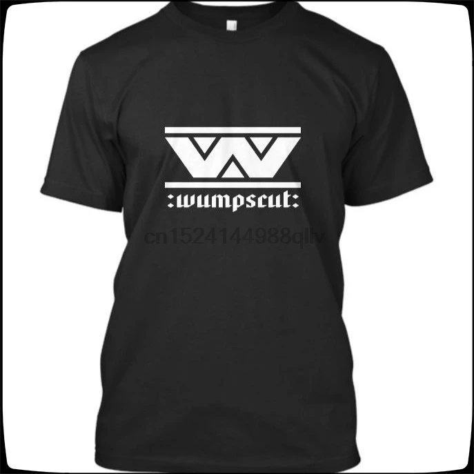 Новая Wumpscut Группа Мужская черная футболка с принтом короткий рукав o-образным