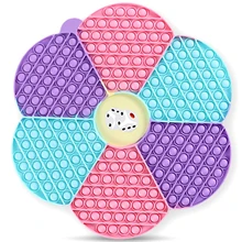 Jeu de société en Silicone pour enfants, couleur arc en ciel, anti stress