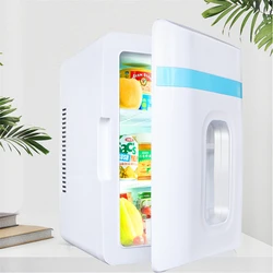 10L Car Home Auto Refrigerator Mini Fridges 12V/220V Portable Food Drink Freezer Cooler  for Car Home Outdoor Pinic