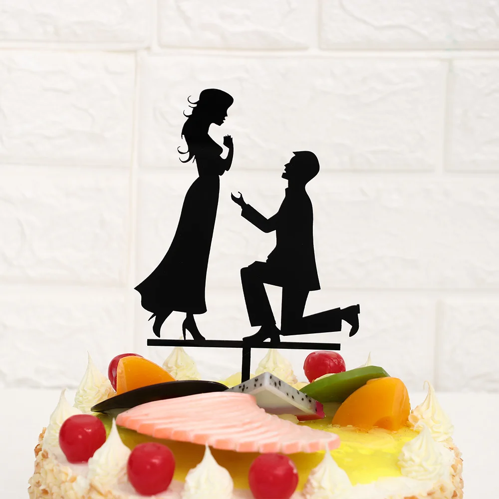 Новинка, свадебный торт, Топпер для невесты, жениха, Mr Mrs, Свадебный декор, акриловый, черный, золотой цвет, топперы для торта, Свадебные вечерние принадлежности, подарки для взрослых