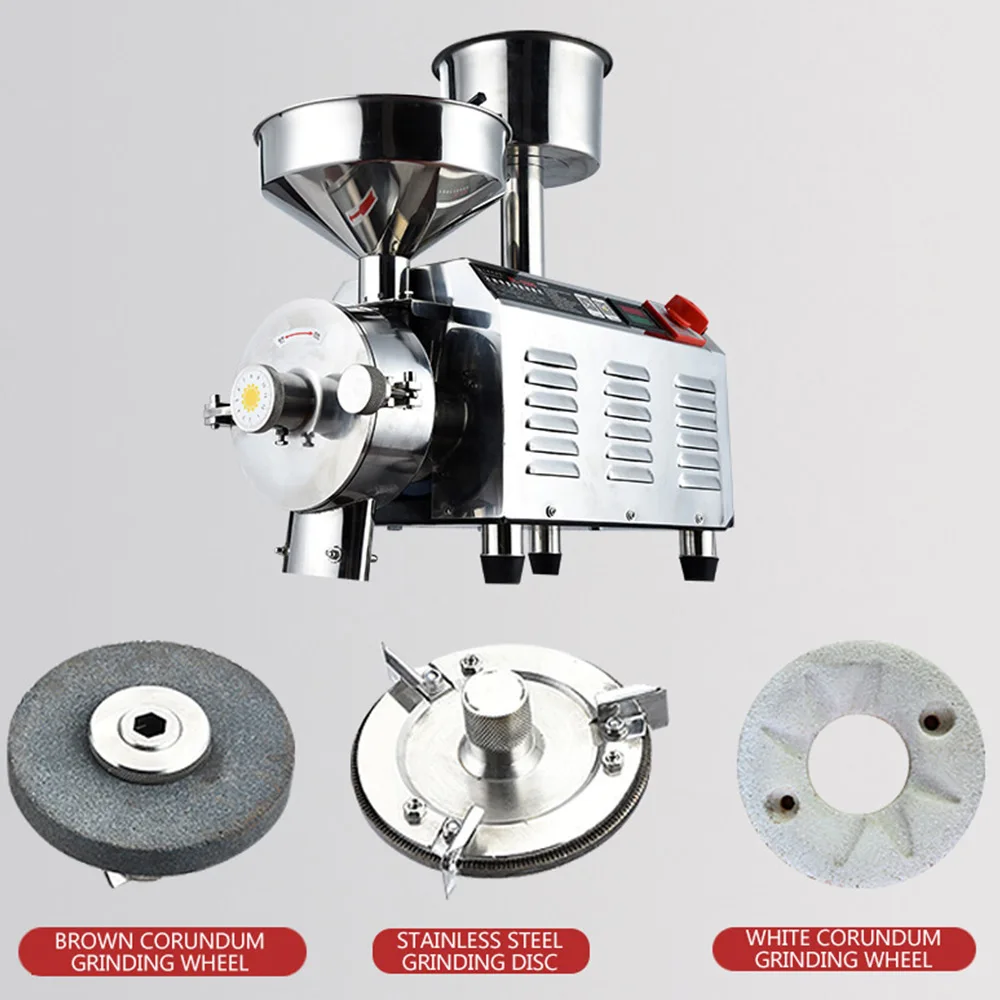 

80lg/h Peanut Butter Machine Grinder Peanut Butter Making Machine Home Commercial Nut Pistachio Sesame Pulping Machine 3000W