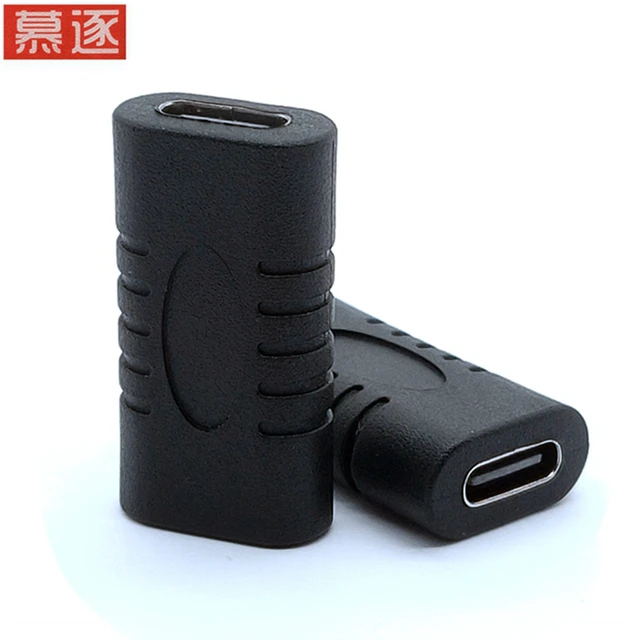 USB C Adapter Buchse auf Buchse Typ C Adapter Gerade Tiny USB-C Adapter USB  3,1 Typ-C Stecker Konverter 24Pin - AliExpress