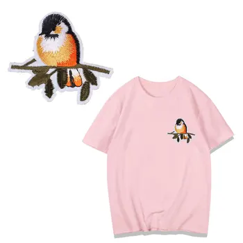

Bird alphabet tree Patches For Stripe Clothes Patch A-level Washable Iron On Applique DIY Clothing Sticker