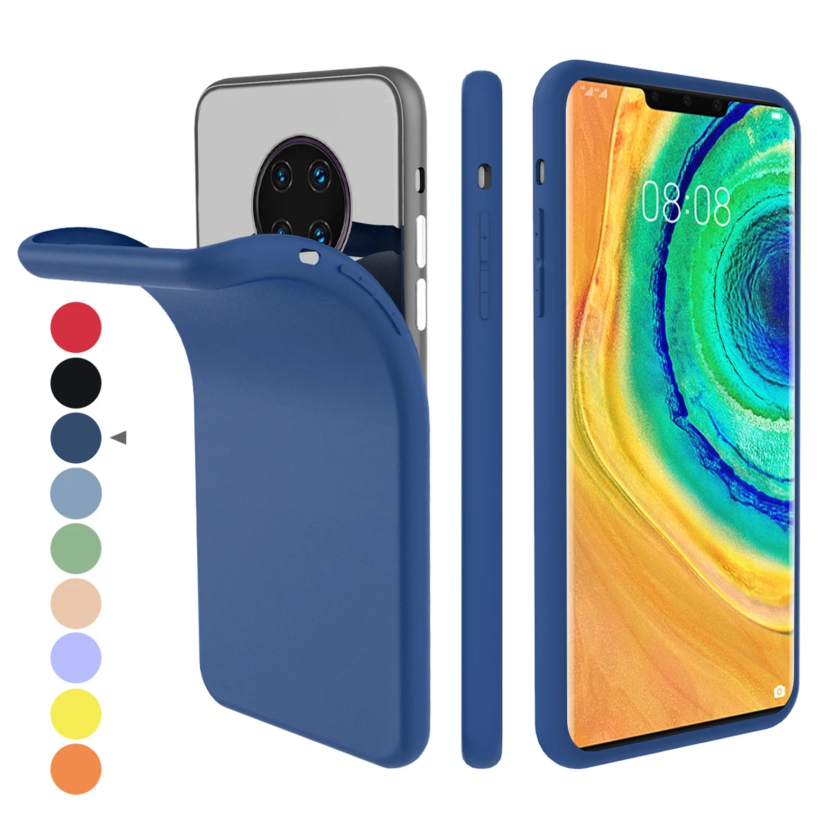 Для huawei Nova 6 mate 30 Honor V30 9X Pro Lite SE 20S 10S задний Чехол тонкий мягкий ТПУ чехол для