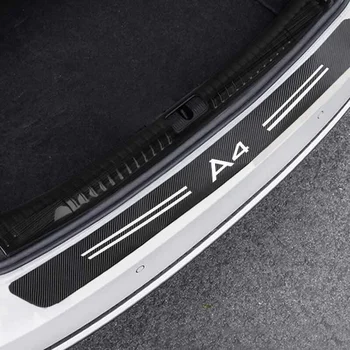 

Suitable for Audi A3 A4 A6 Q3 Q5 B5 B6 B7 carbon fiber stick rear guard anti scratch strip protection stick anti scratch
