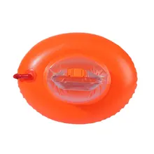 Bouée de natation Portable en PVC, pratique, Double airbag, prévention de la noyade, vêtements, sac flottant Orange, sécurité visible