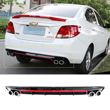 

Fit For Chevrolet Sail 3 Rear Bumper 2015 to 2019 Rear Diffuser Bumper Cover Trim Protector Car Styling 1Pcs