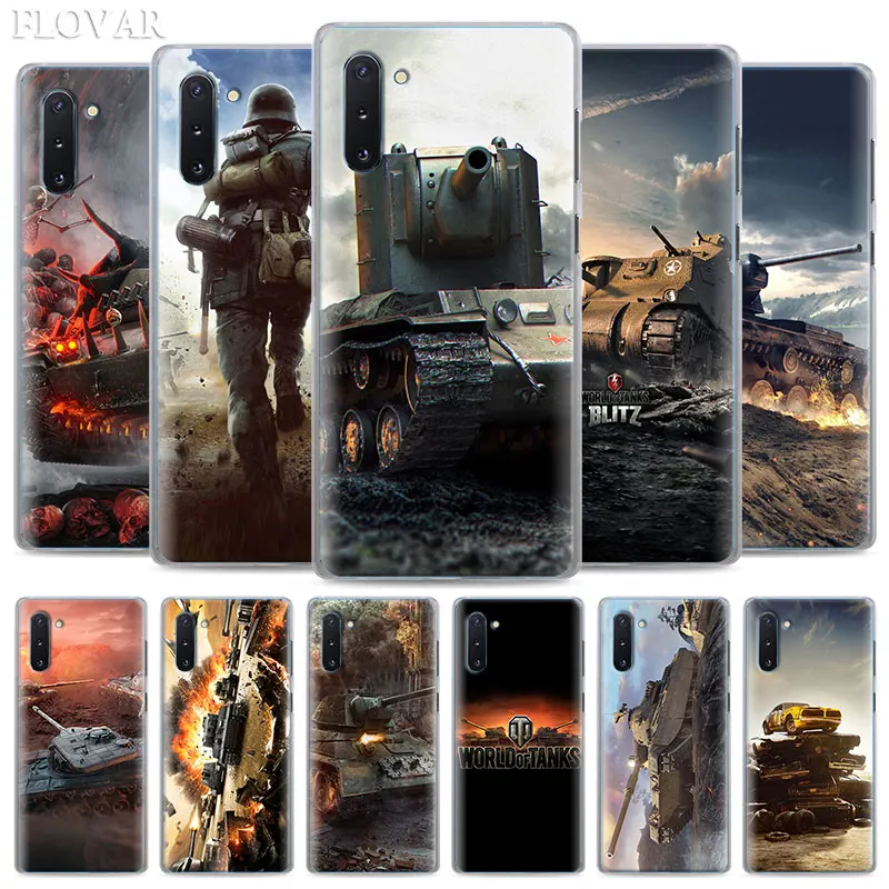 World Of Tanks чехол для samsung Galaxy Note 10 плюс 8 9 S10 S9 плюс S10e A30 A40 A50 A70 жесткий чехол