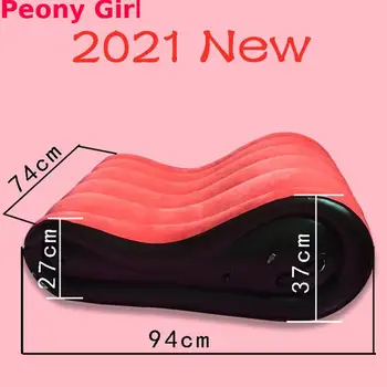 2021 New Modern Inflatable Air Sofa For Adult Couple Love Game Chair With 4 Handcuffs Beach Garden Outdoor Furniture Foldable 3