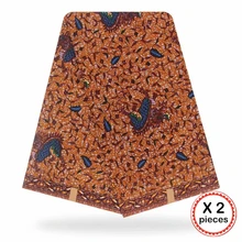 Анкара африканская ткань 12 ярдов Хлопок нигерийский стиль швейная африканская вощеная ткань принтом Гана для свадебного платья 11012