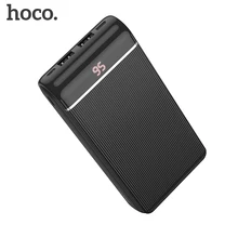 HOCO внешний аккумулятор 20000 мАч портативный Встроенный кабель для