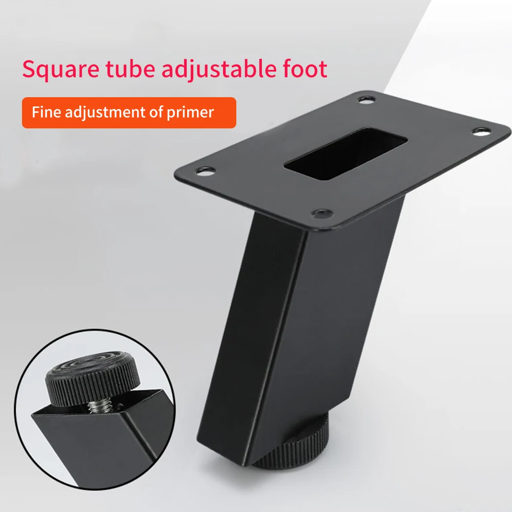

8cm Adjustable Height Support Home Non Slip Sofa Feet Iron Bed Breakfast Bar Hardware Furniture Legs Table Cabinet Office Desk