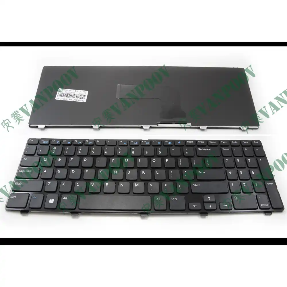 New Notebook Laptop Keyboard For Dell Inspiron 15 15r 3521 3537 15r 5421 5521 5537 5535 15 3521 15v 1316 With Glossy Frame Black Replacement Keyboards Aliexpress