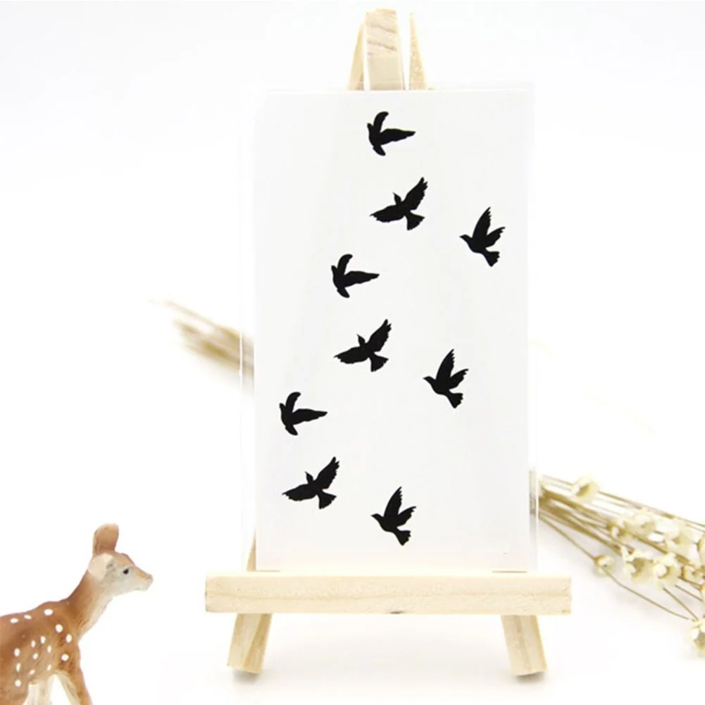1 Paquet Tatouage Temporaire Peau Tatto Oiseaux Autocollant наклейка De Tatouage Poignet