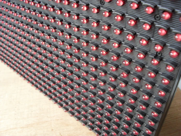 Led 모듈 단일 색상 빨간색 흰색 청이 노란색 녹색 고휘도 P10 야외 10mm DIP led 스크린 디스플레이