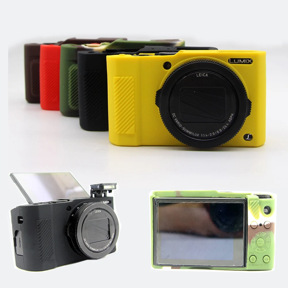 Мягкий силиконовый чехол резиновый для камеры Panasonic Lumix LX10 LX10K LX15 защитный