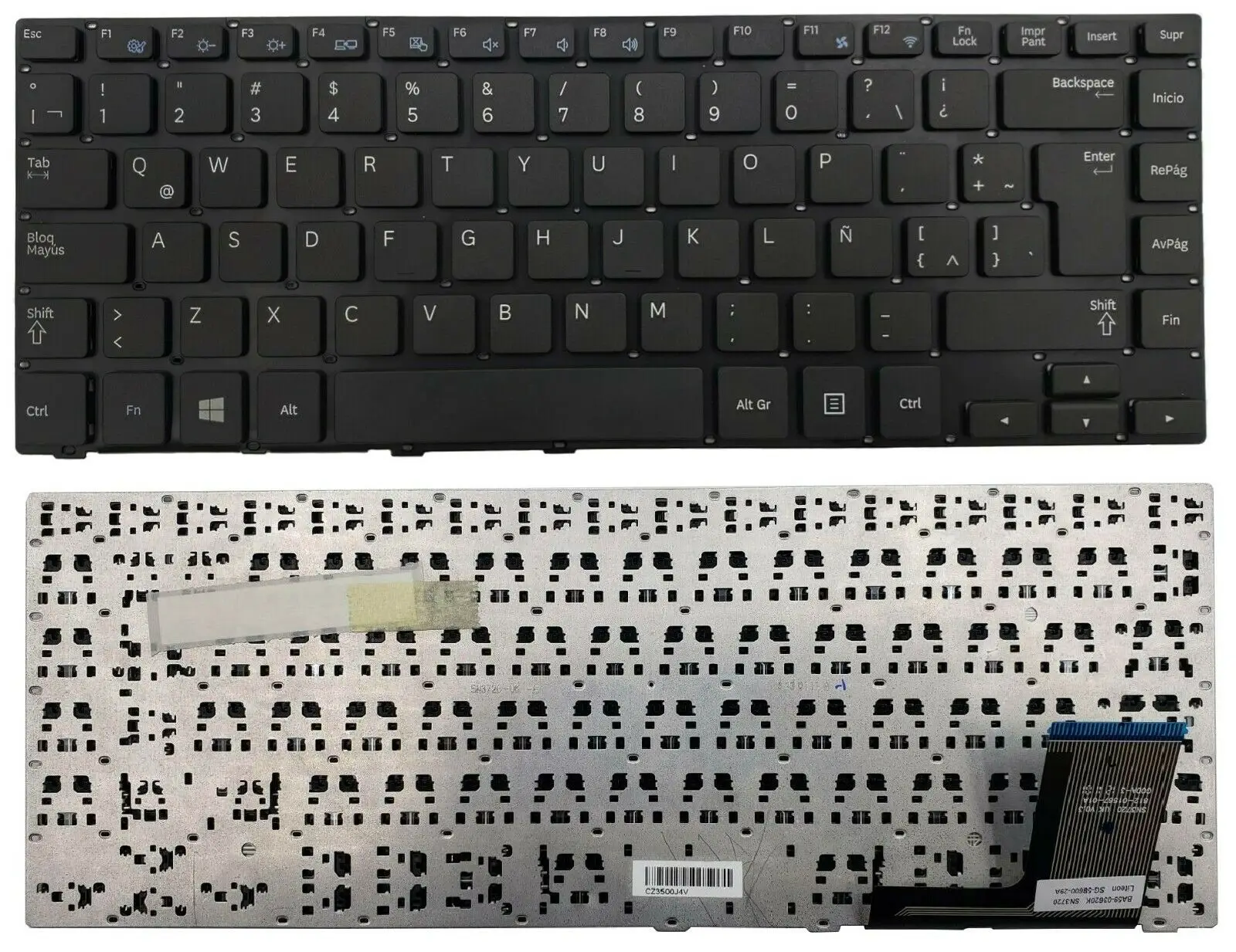 

SP/BR/LA Клавиатура для Samsung 370R5E NP370R5E 370R5V NP370R5V испанская SP Клавиатура для ноутбука