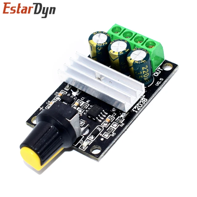Regolatore PWM Per Velocità Motore DC 8-24V - Controllo Facile Per Motori Brushless, Generatore Di Impulsi