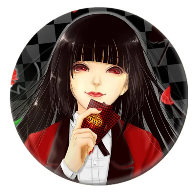 Anime Manga KAKEGURUI Brooch Pin Brestpin Yumeko Jabami Badge For Clothes Backpack Decoration Children's gift 16