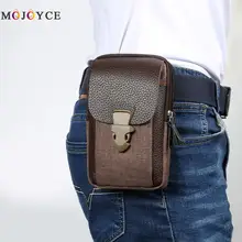 Мужские поясные сумки маленький держатель карточек на молнии, 6 дюймов, сумки для телефона, поясная сумка, поясная сумка