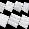 12 Pcs 30x30cm 3D tile panel mold plaster wall 3D wall stickers living room wallpaper mural bathroom kitchen accessories outdoor ► Photo 1/6