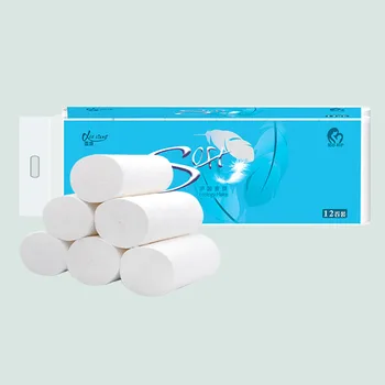 

12 Rolls Hollow Replacement Roll Paper Print Interesting Toilet Paper Table Kitchen Pape Rolling Paper Toilet Tissuewc Papier