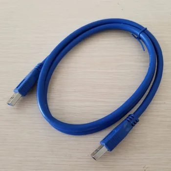 

10pcs/lot USB 3.0 Male to Male Hard Drive Data Extension Cable Blue 1M