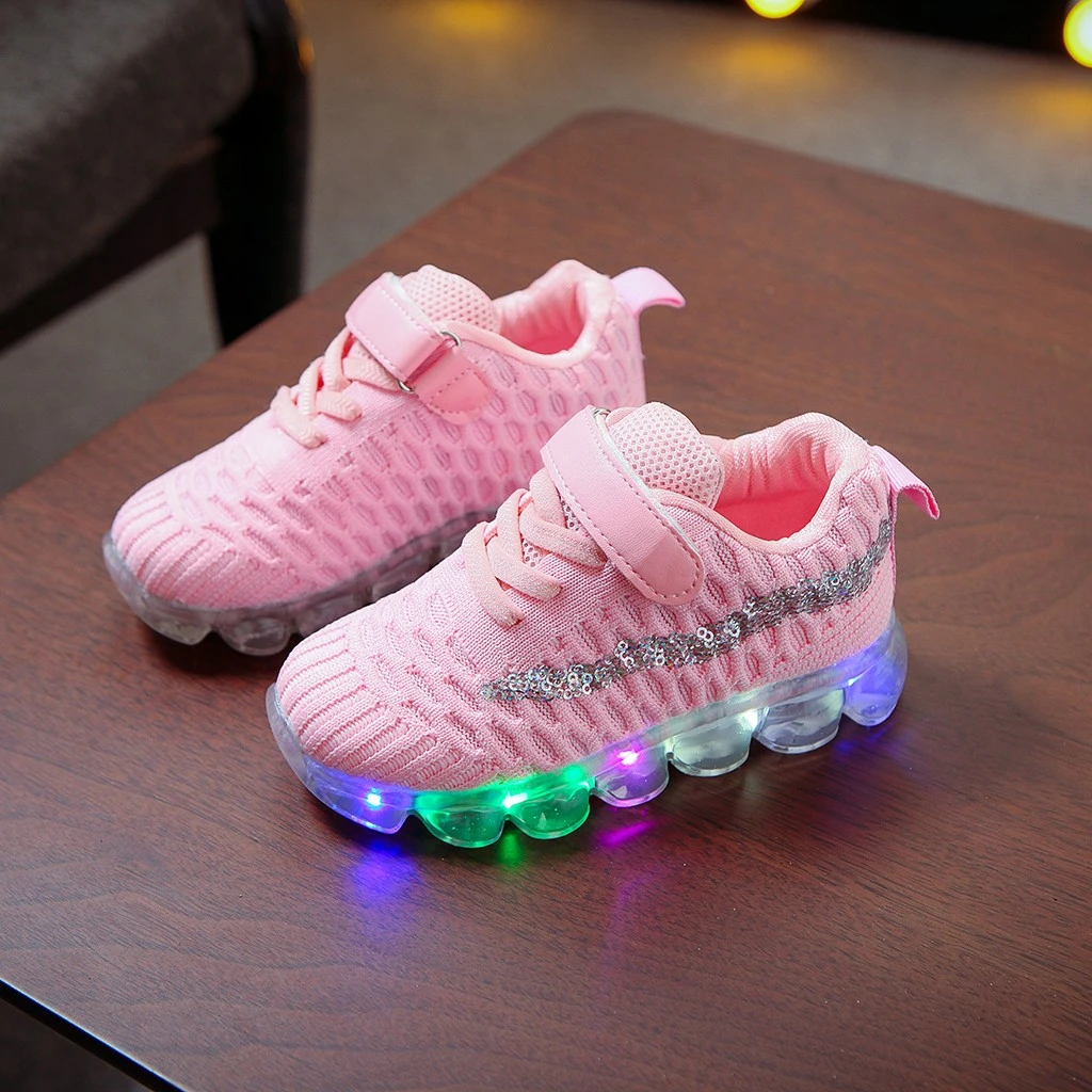 LED Sneakers Shoes Children Kids Baby Girls Boys Bling Luminous Shoes Sport  Run Casual Light Up Shoes Sapato Infantil chaussures|Sneakers| - AliExpress