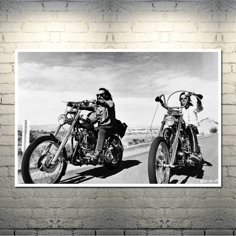 Easy Rider 1969 классический фильм Искусство Шелковый Холст печати плакатов 13x20 24x36